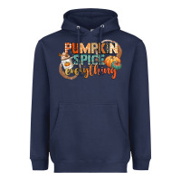 Navy pumpkin spice everything Heavyweight Hoodie - CowGirlArtShop