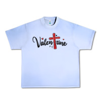 Valentine Cross Glitter Urban Heavy Tee | Teevron