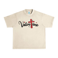 Sandshell valentine cross glitter Urban Heavy Tee - MaliasSmallBusiness