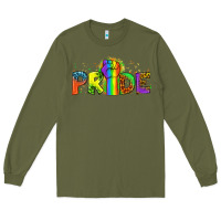 Army Green Western Pride Long Sleeve Tee - BundleAndBundleShop