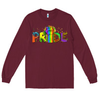 Burgundy Western Pride Long Sleeve Tee - BundleAndBundleShop