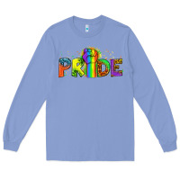 Colony Blue Western Pride Long Sleeve Tee - BundleAndBundleShop