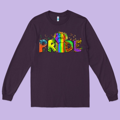 Western Pride Long Sleeve Tee Designed By Bundleandbundleshop