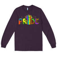 Plum Western Pride Long Sleeve Tee - BundleAndBundleShop