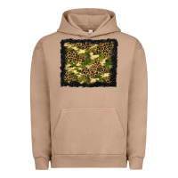Pigment Burro camouflage and leopard background Urban Hoodie - BundleAndBundleShop