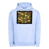 Pigment Grape Ice camouflage and leopard background Urban Hoodie - BundleAndBundleShop