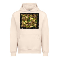 Sandshell camouflage and leopard background Urban Hoodie - BundleAndBundleShop