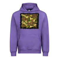Tulip camouflage and leopard background Urban Hoodie - BundleAndBundleShop