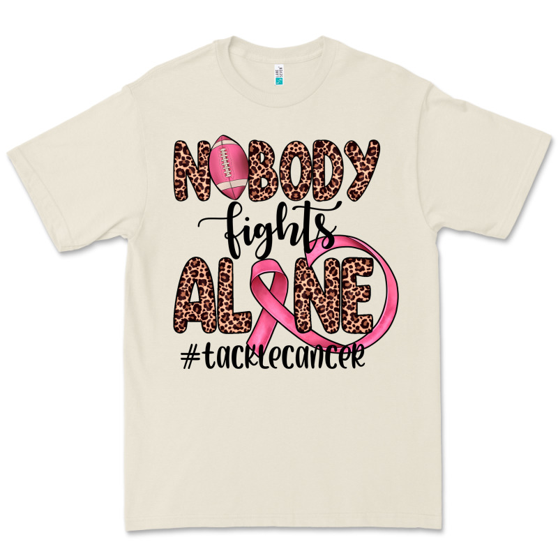 Nobody Fights Alone #tacklecancer Premium Tee by JahusDesignShop | Teevron