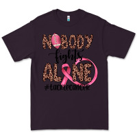 Plum nobody fights alone #tacklecancer Premium Tee - JahusDesignShop