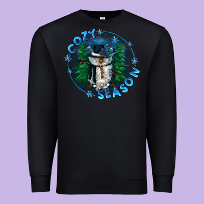 Cozy Season Premium Sweatshirt Designed By Cowgirlartshop