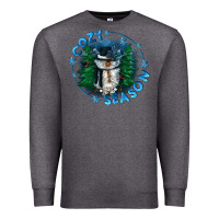 Charcoal Heather cozy season Premium Sweatshirt - CowGirlArtShop