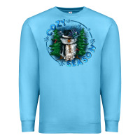 Ocean Blue cozy season Premium Sweatshirt - CowGirlArtShop