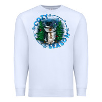 White cozy season Premium Sweatshirt - CowGirlArtShop