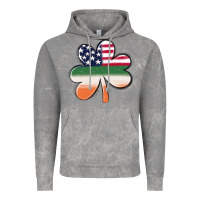 Cloud Rock st patricks day shamrock american flag Vintage Hoodie - MaliasSmallBusiness