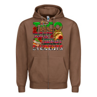 Chestnut Taco 'Bout Great Students Zipper Hoodie - texasbilliewilder