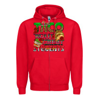 Red Taco 'Bout Great Students Zipper Hoodie - texasbilliewilder