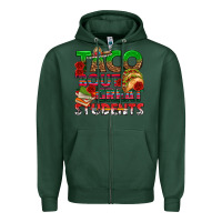 Sports Green Taco 'Bout Great Students Zipper Hoodie - texasbilliewilder