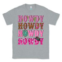 Heather Grey pink howdy howdy howdy Classic Tee - NancyCooperArtShop