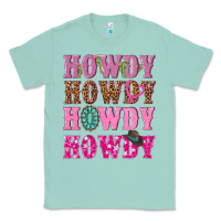Seafoam pink howdy howdy howdy Classic Tee - NancyCooperArtShop