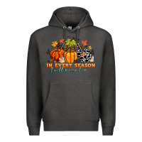Charcoal Heather in every season i will praise him Premium Hoodie - CowGirlArtShop