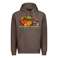 Coffee in every season i will praise him Premium Hoodie - CowGirlArtShop