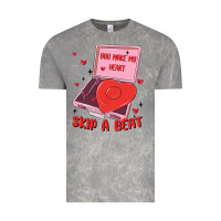 Cloud Rock heart record player Vintage Tee - MaliasSmallBusiness