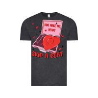 Vintage Black heart record player Vintage Tee - MaliasSmallBusiness