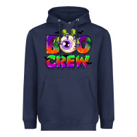 Navy boo crew Heavyweight Hoodie - CowGirlArtShop