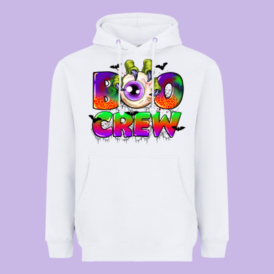 Boo Crew Heavyweight Hoodie Designed By Cowgirlartshop