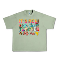 Oil Green its me hi im the teacher its me nca Urban Heavy Tee - NancyCooperArtShop