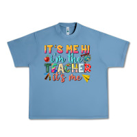 Pebble Blue its me hi im the teacher its me nca Urban Heavy Tee - NancyCooperArtShop