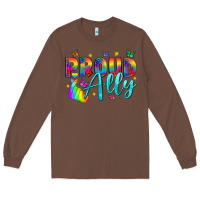 Chestnut Western Proud Ally Long Sleeve Tee - BundleAndBundleShop