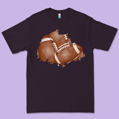Football Patch Premium Tee Designed By Adodesignshop