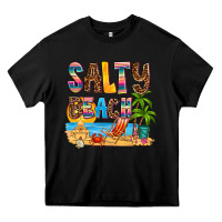 Black salty beach Heavy Core Tee - AdoDesignShop