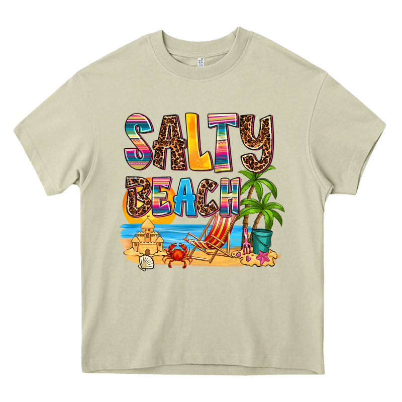 Salty Beach Heavy Core Tee by AdoDesignShop | Teevron