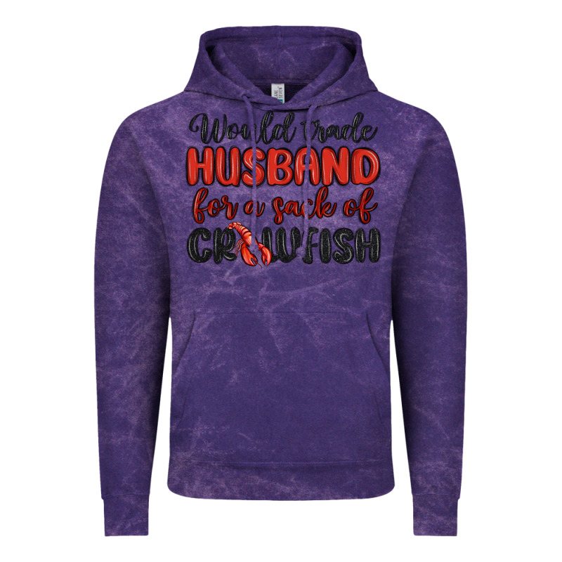 Would Trade Husband For A Sack Of Crawfish Vintage Hoodie by MaliasSmallBusiness | Teevron