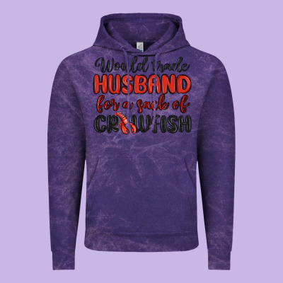 Would Trade Husband For A Sack Of Crawfish Vintage Hoodie Designed By Maliassmallbusiness