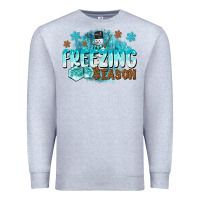 Heather Grey freezing season Premium Sweatshirt - CowGirlArtShop