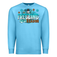 Ocean Blue freezing season Premium Sweatshirt - CowGirlArtShop