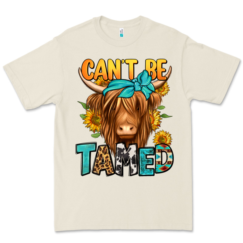 Can't Be Tamed Longhaired Cow Premium Tee by Jasminsmagicworld | Teevron
