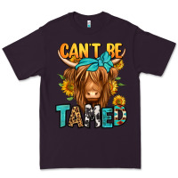 Plum can't be tamed longhaired cow Premium Tee - Jasminsmagicworld