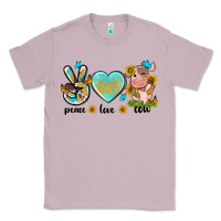 Lilac peace love cute cow Classic Tee - NancyCooperArtShop