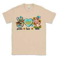 Mushroom peace love cute cow Classic Tee - NancyCooperArtShop