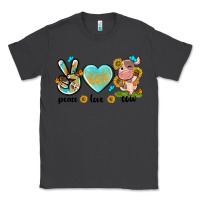 Smoke peace love cute cow Classic Tee - NancyCooperArtShop