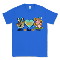 True Royal peace love cute cow Classic Tee - NancyCooperArtShop