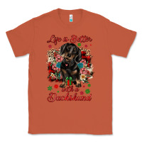 Copper Christmas life is better with a dachshund Classic Tee - JahusDesignShop