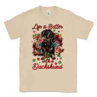 Mushroom Christmas life is better with a dachshund Classic Tee - JahusDesignShop