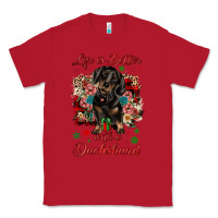 Red Christmas life is better with a dachshund Classic Tee - JahusDesignShop
