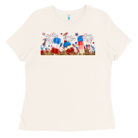 Bone fourth of july popsicle Ladies Tee - RanaPortraitStore